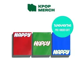 Джин - 1-й сольный альбом [Happy] Вкл.. Weverse ПОБ Random