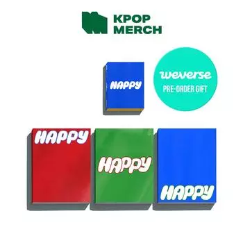 Джин - [Happy] Версия альбомов Standard + Weverse. набор (Вкл.. Weverse ПОБ) Weverse POB