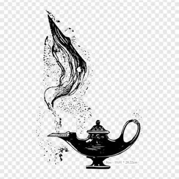 Джинн лампа для рисования Джинн рисунок утюгом на термопереносной печати виниловые нашивки наклейки для одежды DIY аппликации моющиеся нашивки