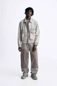 ДЖИНСОВАЯ КУРТКА С КАРМАНАМИ