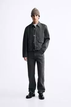 ДЖИНСОВАЯ КУРТКА С КАРМАНАМИ