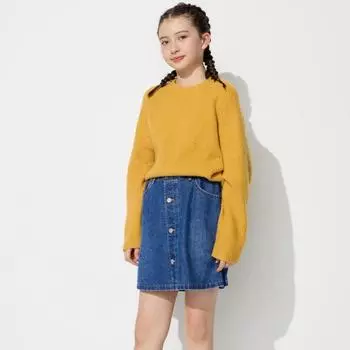 ДЖИНСОВЫЕ МИНИ-ПАЛЬТО UNIQLO ДЛЯ ДЕВОЧЕК