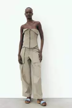 ДЖИНСОВЫЕ САНДАЛИИ С ПРЯЖКОЙ