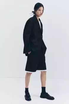 ДЖИНСОВЫЕ ШОРТЫ БЕРМУДЫ С ПРИНТОМ