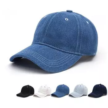Джинсовая бейсболка мужская кепка солнцезащитная шляпа для улицы летняя женская солнцезащитная шляпа белый