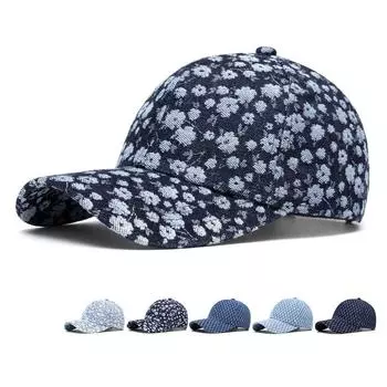 Джинсовая кепка женская бейсболка мужская солнцезащитная кепка Style2 синий