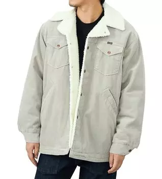 Джинсовая куртка Boa Ranch Coat CORDS GRAY BEIGE [Wrangler] Мужская