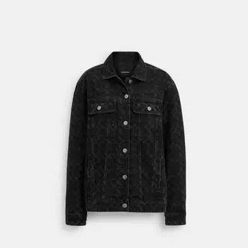 Джинсовая куртка Coach Signature черный