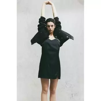 Джинсовая куртка HM черная