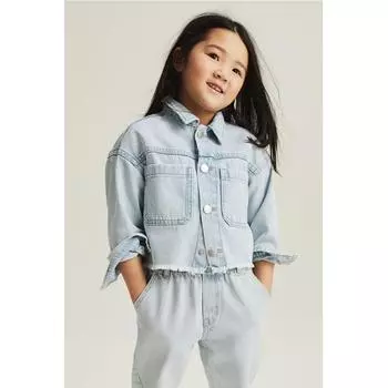 Джинсовая куртка HM Frey Edge Светло-синий деним