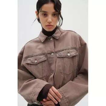 Джинсовая куртка HM серая