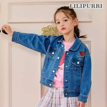 Джинсовая куртка Lilypuri Cutie Span цвета индиго Indigo/110