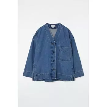 Джинсовая рубашка COS Japan с V-образным вырезом