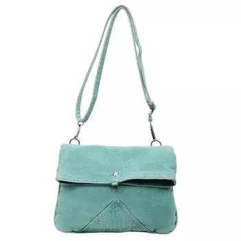 Джинсовая сумка через плечо Большая вместительность Сумка-мессенджер Женская сумка-мессенджер зелёный