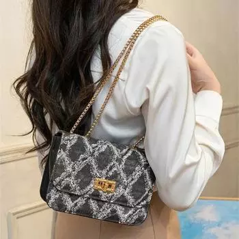 Джинсовая сумка женская повседневная мода оригинальные брендовые сумки ретро-дизайн женская сумка через плечо