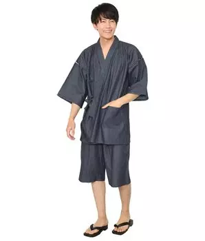 Джинсовая ткань Jinbei Cotton [Nishiki] Мужская, круглогодичная, 100% мужская (1. Синий/3L/0817) синий