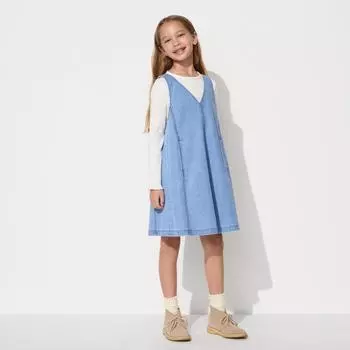 Джинсовая юбка-джемпер UNIQLO JAPAN