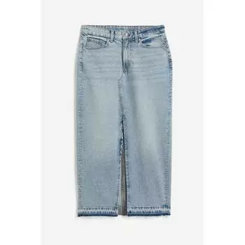 Джинсовая юбка HM джинсовая синяя