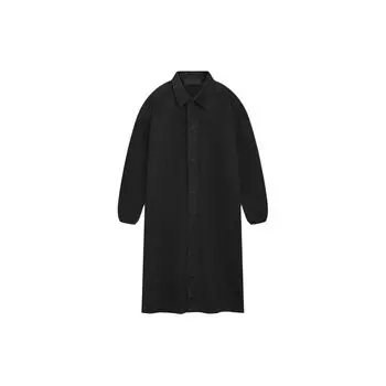 Джинсовое автомобильное пальто Fear of God Essentials Черная мужская верхняя одежда 202SP244571F XS