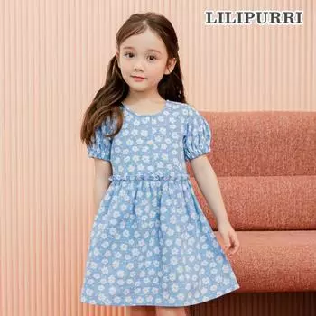 Джинсовое платье Lilipuri Tambere синее Blue/140