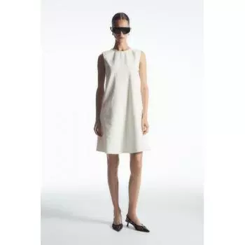 Джинсовое платье прямого кроя COS Japan со вставками