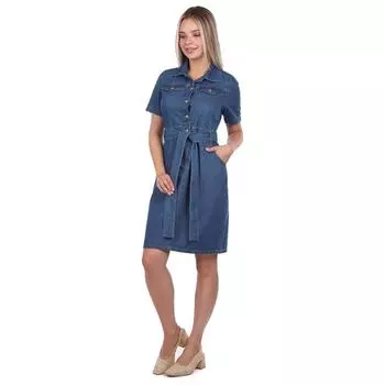 Джинсовое платье с поясом Banny Jeans