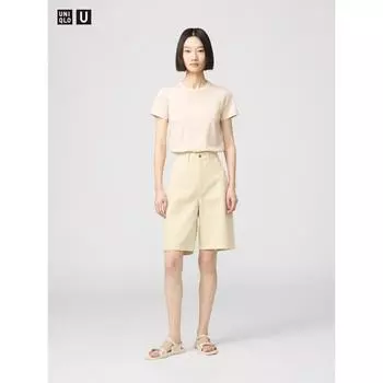 Джинсовые бермуды Uniqlo 09 BLACK/WOMEN 22