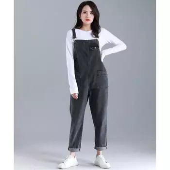 Джинсовые брюки для беременных на весну и осень, свободные повседневные брюки большого размера со средней талией 8XL