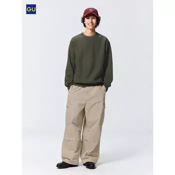 Джинсовые брюки-карго Uniqlo Gu Super Wide 64 BLUE/MEN S