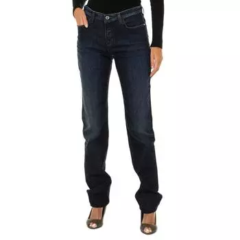 Джинсовые брюки с эффектом поношенности 6X5J85-5D0DZ женщина 24-USA синий