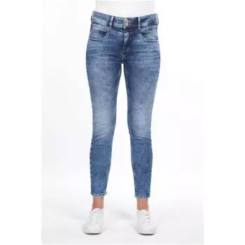 Джинсовые брюки с боковыми вставками