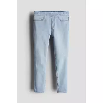 Джинсовые джеггинсы HM светло-синего цвета