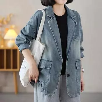 Джинсовые куртки (Женский),Осень/Весна, один размер.