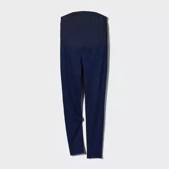 Джинсовые леггинсы для беременных UNIQLO JAPAN, ультраэластичные брюки 68 BLUE/XS