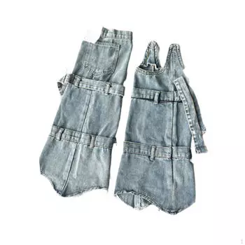 Джинсовые носки Y2K, аксессуары для костюмов, удобные крутые гетры до бедра