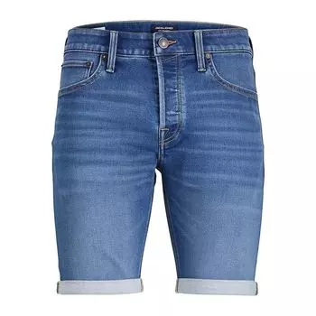 Джинсовые шорты мужские синие JACK & JONES