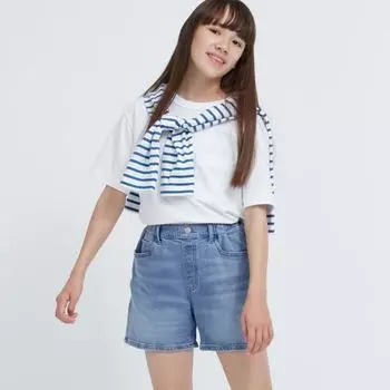 Джинсовые шорты UNIQLO JAPAN GIRLS