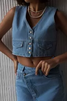 Джинсовый жилет Claris