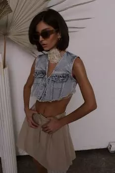 Джинсовый жилет Mai Collection Regina