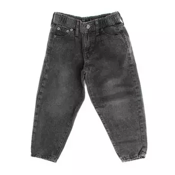 Джинсы бочонки с высокой посадкой 725860 девочка 10 AOS серый