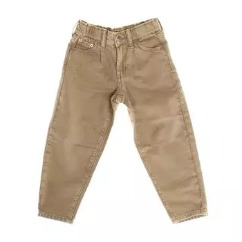 Джинсы-бочонки с высокой талией 797333 для девочек 10 AOS хаки