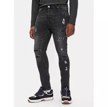 Джинсы Brave Soul MJN-CAPSERDIST серый Slim Fit 32/32