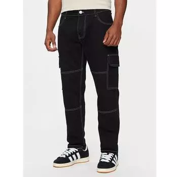 Джинсы Brave Soul MJN-SPACEBLK черный Straight Fit 30/32