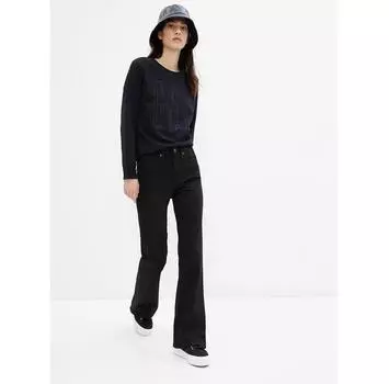 Джинсы Gap 426550-00 черный Regular Fit 26