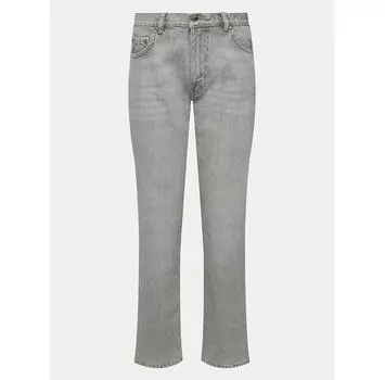 Джинсы Gina Tricot 17724 серый Boyfriend Fit 42
