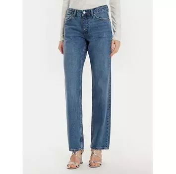 Джинсы Gina Tricot 21489 синий Straight Fit 38