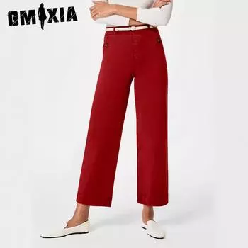 Джинсы GMXIA Loose Straight Leg Wide Leg Niner S темно-серого