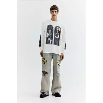 Джинсы HM Bootcut Loose Denim Blue Basquiat 30/30