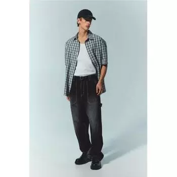 Джинсы HM Carpenter Baggy, черные 2930