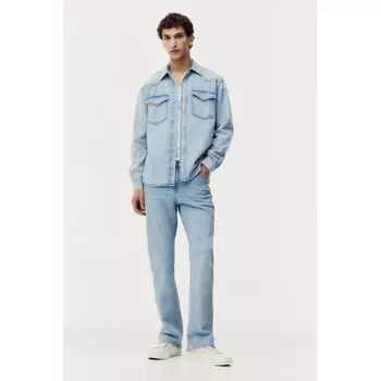 Джинсы HM Flare Slim Джинсы светло-синие